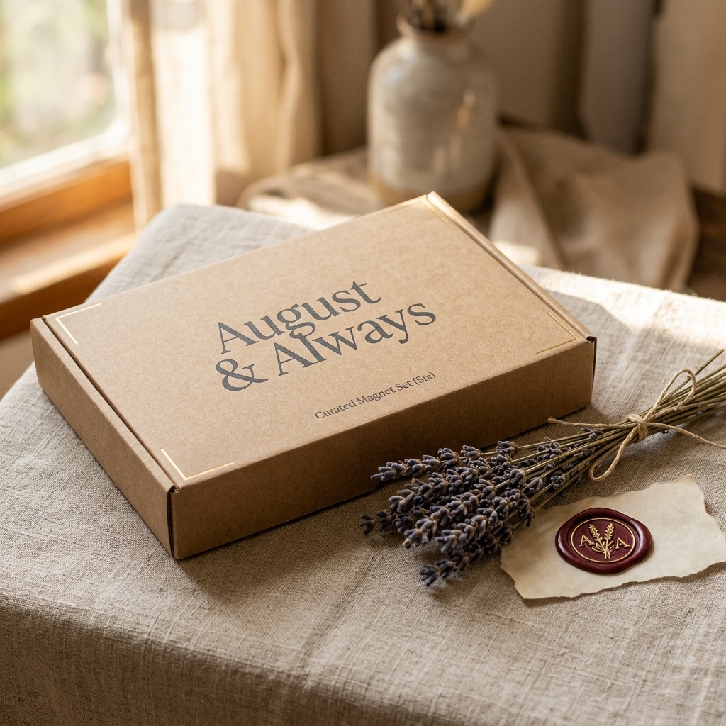 Gift Set of Six Magnet Packaging Box